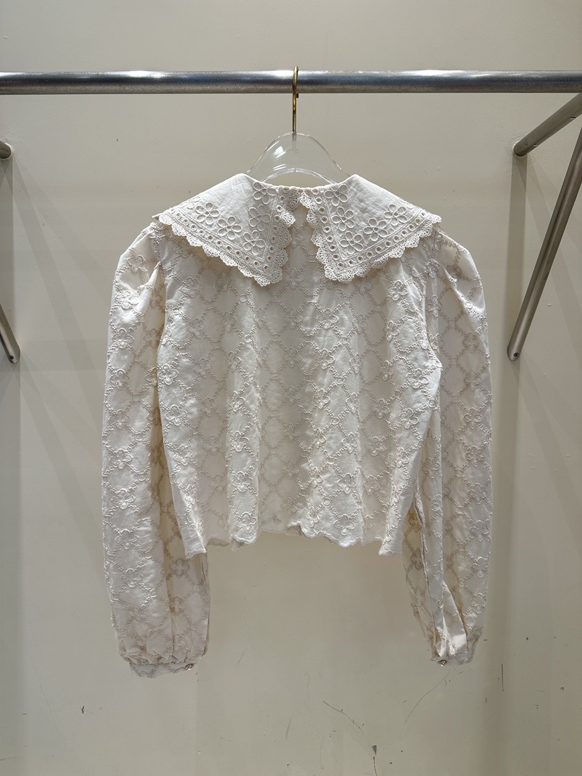 81 MARKET-L韓國直郵東大門實拍女裝新款25春夏襯衫蕾絲衫81 MARKET-L襯衫/蕾絲衫