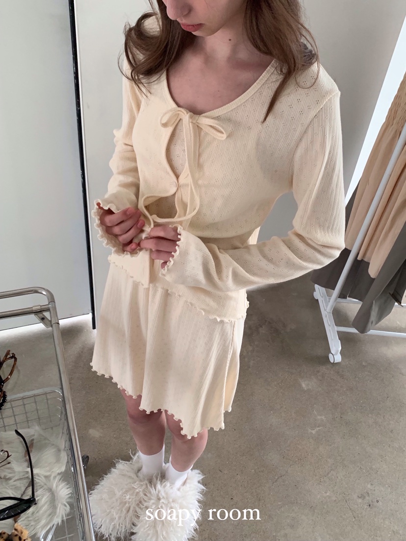SOAPYROOM直郵韓國代購女裝新品熱賣休閑25春夏人氣職業針織衫SOAPYROOM針織衫