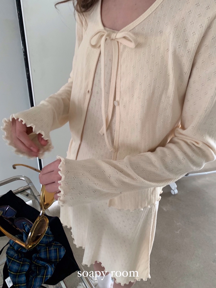 SOAPYROOM直郵韓國代購女裝新品熱賣休閑25春夏人氣職業針織衫SOAPYROOM針織衫