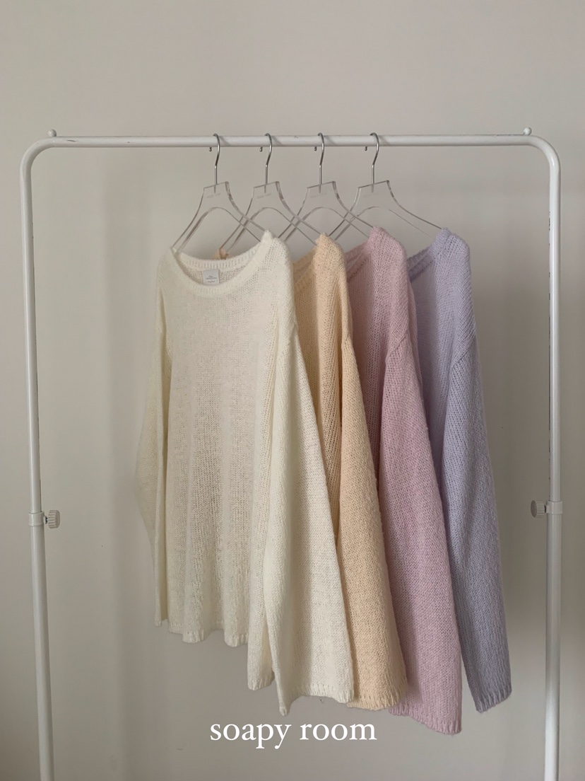 SOAPYROOM韓國直郵女裝新品職業時尚真品25春夏針織衫馬海毛SOAPYROOM針織衫
