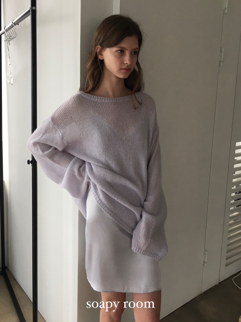 SOAPYROOM韓國直郵女裝新品職業時尚真品25春夏針織衫馬海毛SOAPYROOM針織衫