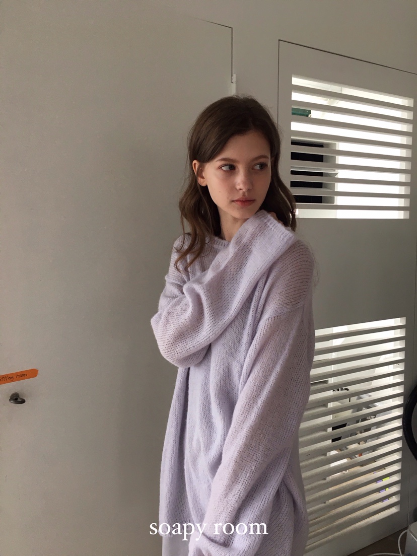 SOAPYROOM韓國直郵女裝新品職業時尚真品25春夏針織衫馬海毛SOAPYROOM針織衫