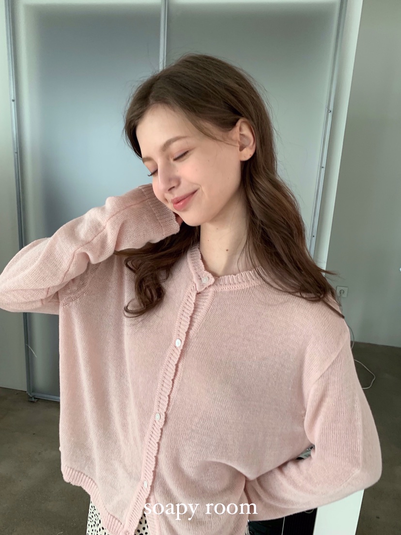 SOAPYROOM韓國直郵東大門實拍女裝新品真品25春夏熱賣針織衫SOAPYROOM針織衫