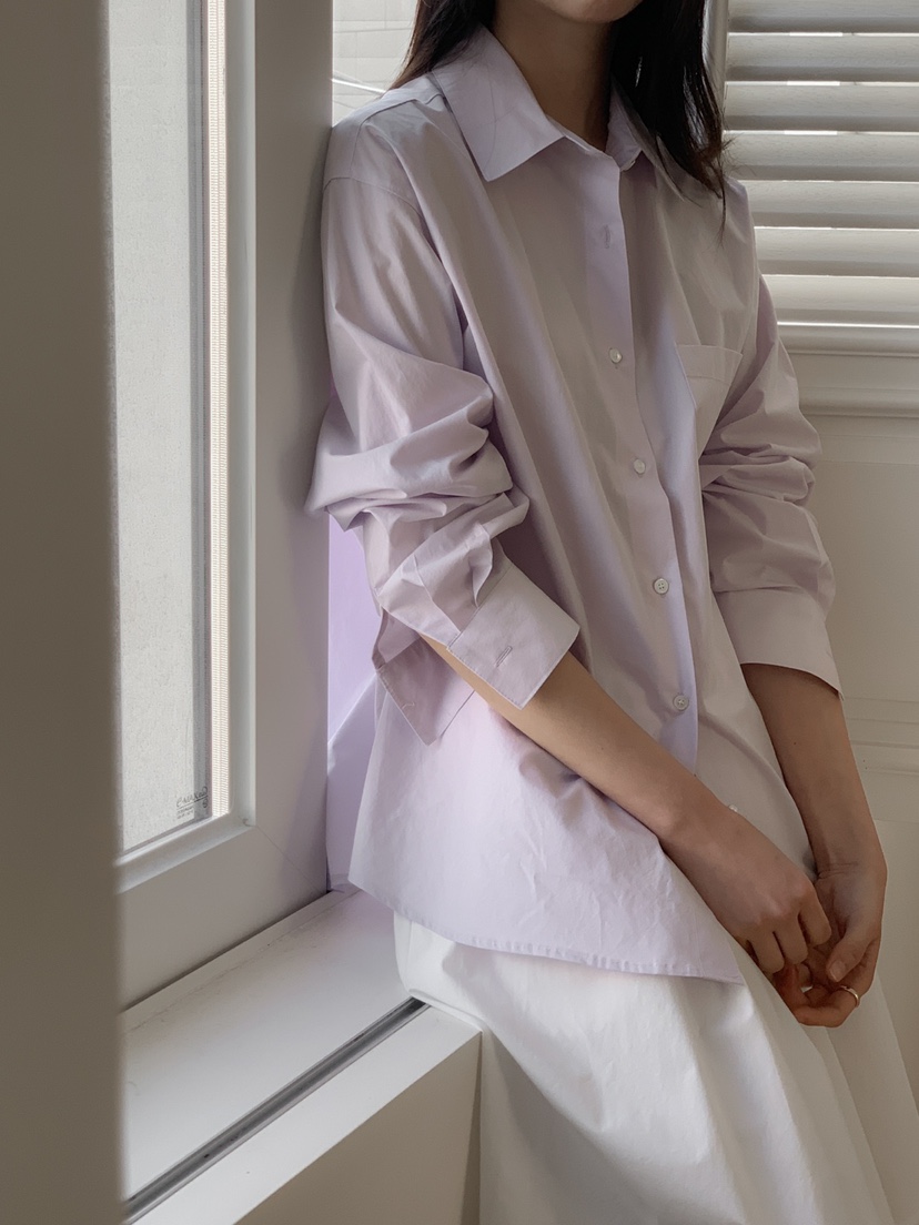 LONG PEAK直郵韓國代購女裝新款時尚人氣休閑25春夏襯衫蕾絲衫LONG PEAK襯衫/蕾絲衫