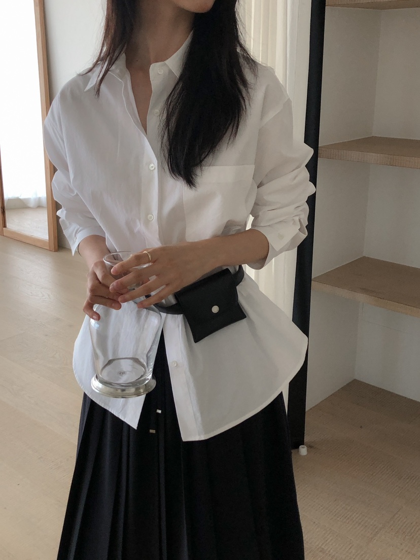 LONG PEAK直郵韓國代購女裝新款時尚人氣休閑25春夏襯衫蕾絲衫LONG PEAK襯衫/蕾絲衫