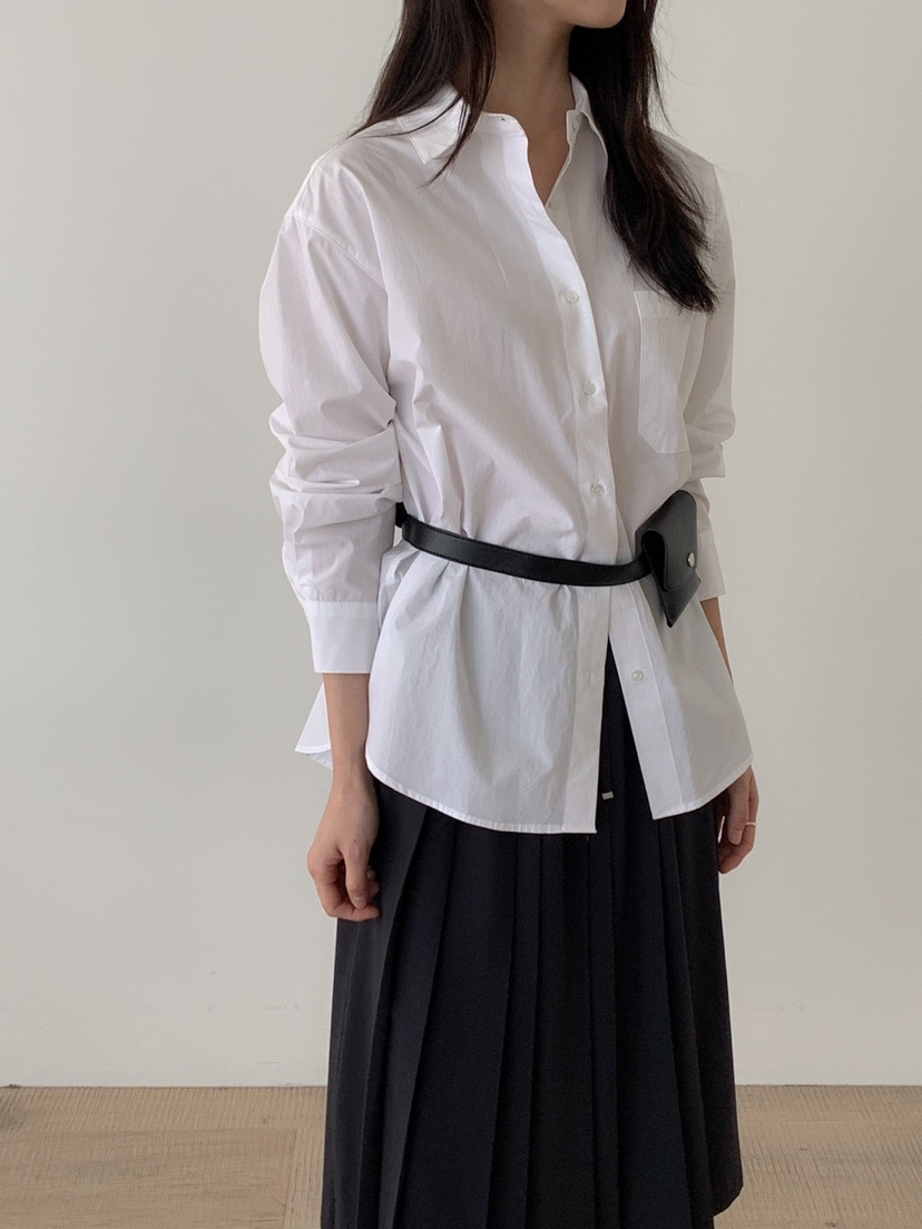 LONG PEAK直郵韓國代購女裝新款時尚人氣休閑25春夏襯衫蕾絲衫LONG PEAK襯衫/蕾絲衫