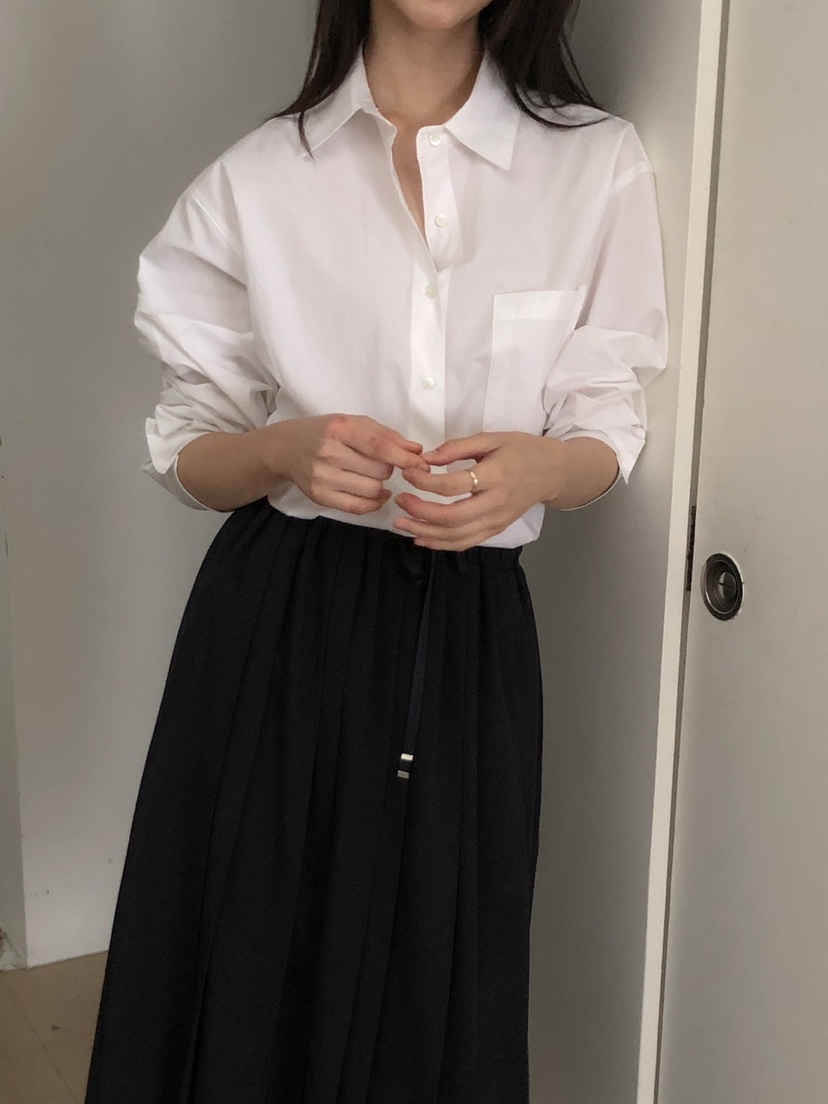 LONG PEAK直郵韓國代購女裝新款時尚人氣休閑25春夏襯衫蕾絲衫LONG PEAK襯衫/蕾絲衫