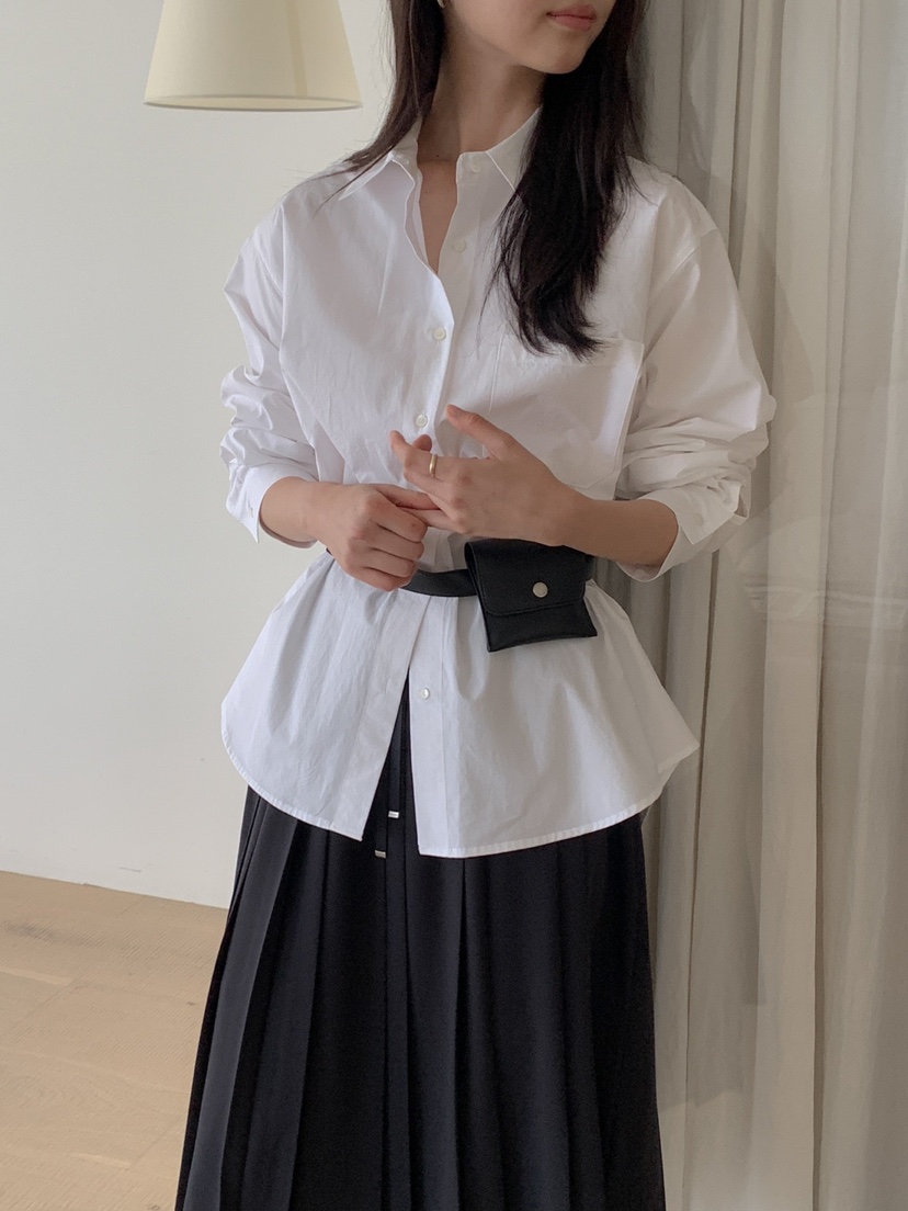 LONG PEAK直郵韓國代購女裝新款時尚人氣休閑25春夏襯衫蕾絲衫LONG PEAK襯衫/蕾絲衫