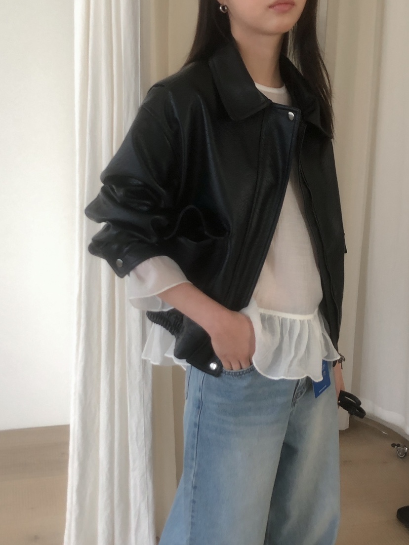 LONG PEAK韓國直郵女裝新品職業25春夏推薦真品襯衫蕾絲衫LONG PEAK襯衫/蕾絲衫