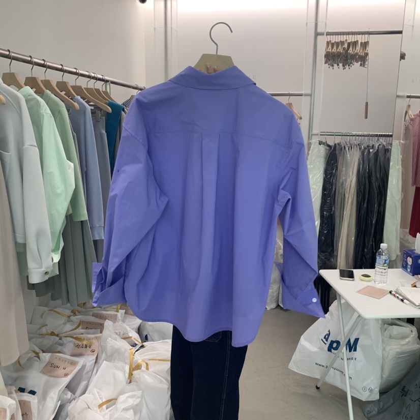 PRIVIE直郵韓國代購女裝新品真品推薦熱賣休閑襯衫蕾絲衫刺繡PRIVIE襯衫/蕾絲衫
