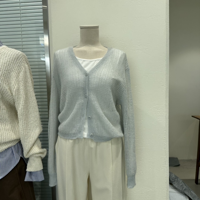 PLAMM韓國直郵東大門代購女裝新品人氣真品針織衫馬海毛開衫PLAMM針織衫圖色4