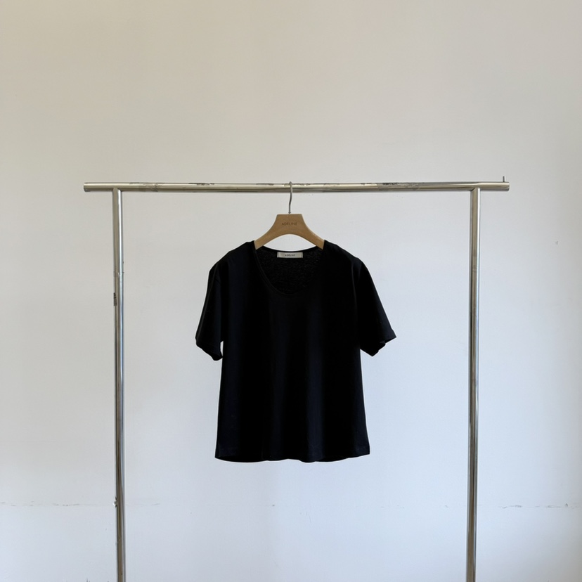 ADELINE韓國直郵女裝新品時尚職業人氣25春夏推薦真品休閑T恤ADELINET恤圖色5
