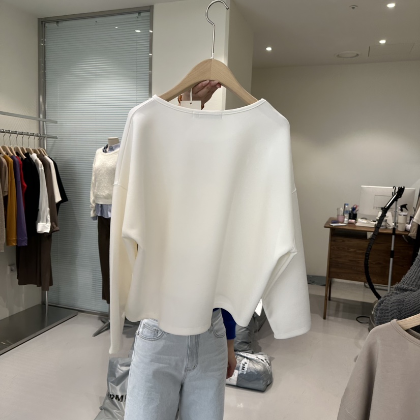 PLAMM直郵韓國代購女裝新品職業推薦25春夏真品時尚長袖T恤PLAMM長袖T恤