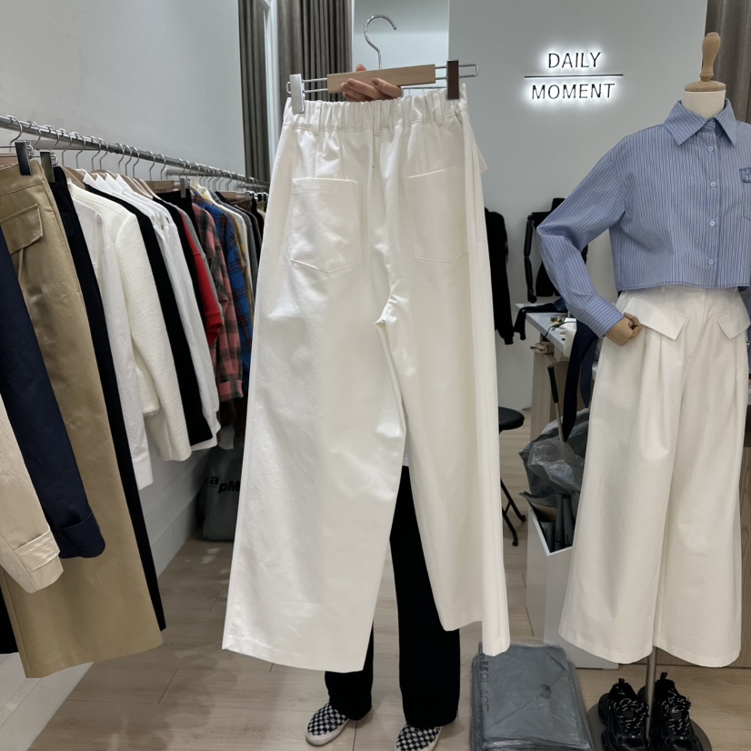 DAILY MOMENT韓國直郵東大門實拍女裝新品休閑推薦休閑褲口袋DAILY MOMENT休閑褲