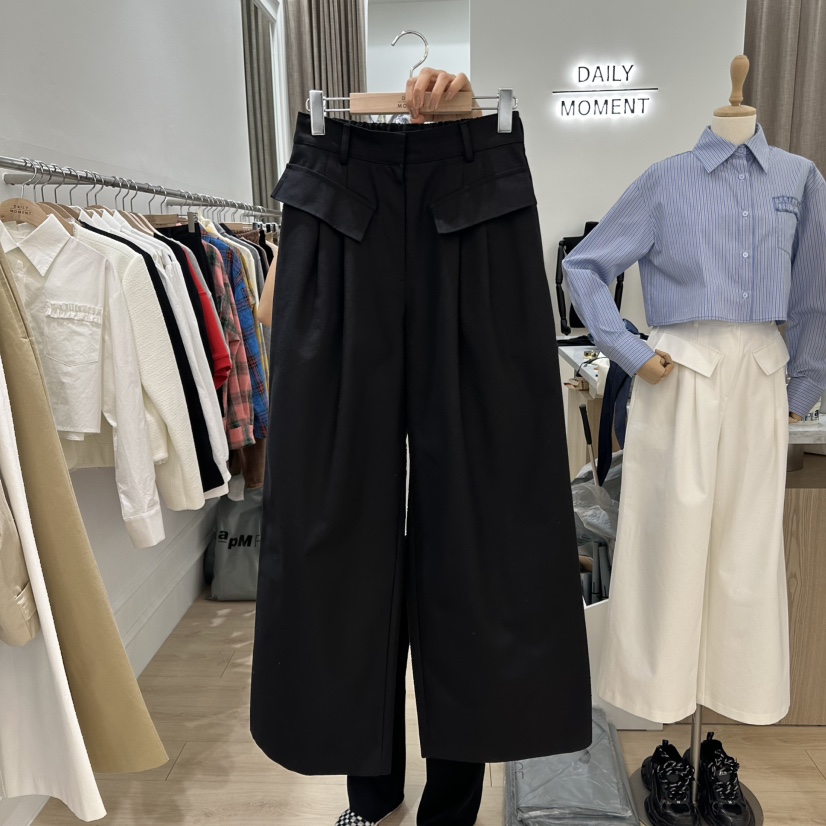 DAILY MOMENT韓國直郵東大門實拍女裝新品休閑推薦休閑褲口袋DAILY MOMENT休閑褲圖色3