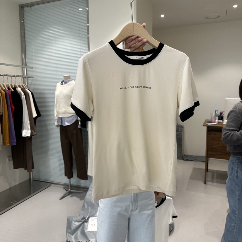 PLAMM韓國直郵女裝新款休閑真品人氣熱賣時尚推薦職業25春夏T恤PLAMMT恤圖色2