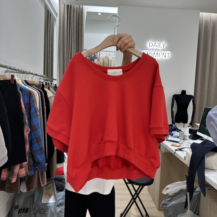 DAILY MOMENT直郵韓國代購女裝新品真品休閑職業25春夏衛衣DAILY MOMENT衛衣圖色3