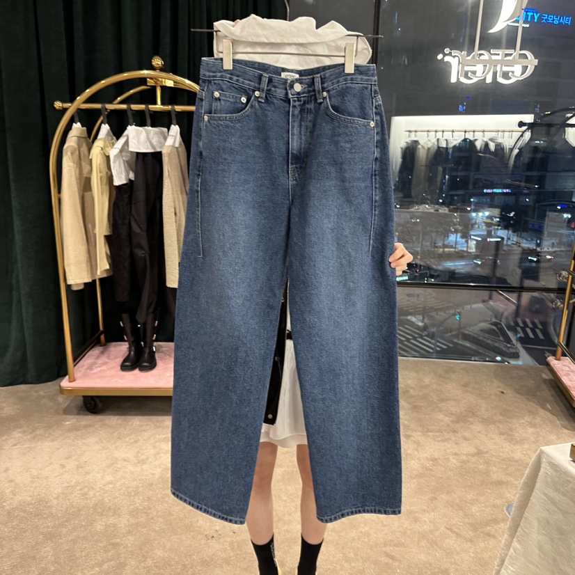 ETER直郵韓國代購女裝新款時尚推薦人氣真品休閑25春夏牛仔褲eter/VERSO牛仔褲圖色2