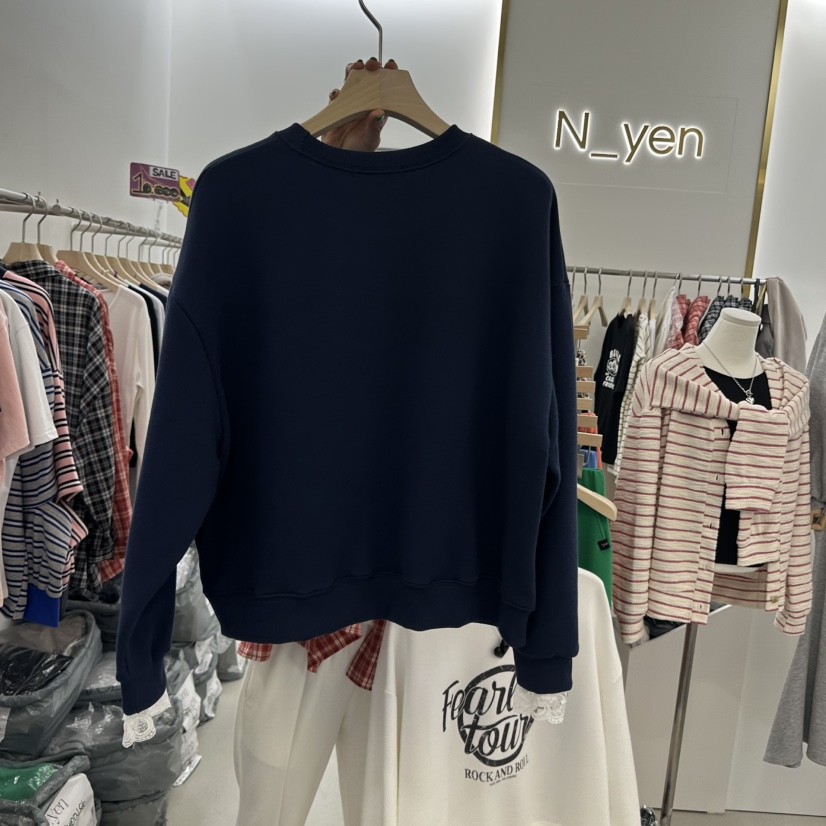N YEN韓國直郵東大門實拍女裝新品25春夏真品職業人氣衛衣N YEN衛衣