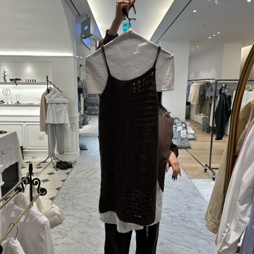 ETER韓國直郵女裝新品休閑推薦人氣25春夏熱賣職業真品連衣裙eter/VERSO連衣裙