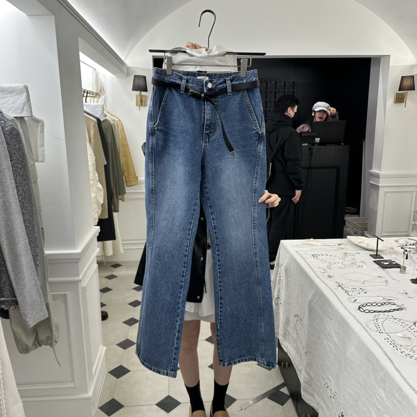 ETER直郵韓國代購女裝新品推薦時尚人氣25春夏休閑褲不含腰帶eter/VERSO休閑褲圖色2