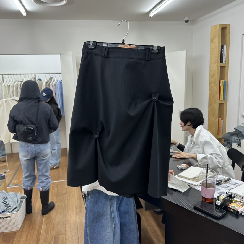 MYNAMEIS韓國直郵東大門代購女裝新款25春夏真品休閑熱賣長裙MYNAMEIS長裙圖色2