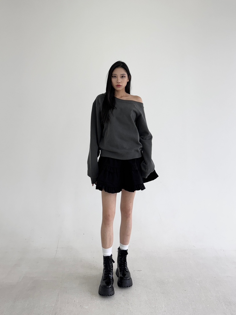NOV7韓國直郵女裝新品25春夏人氣真品休閑職業推薦熱賣衛衣the ebony eyes/NOV7衛衣
