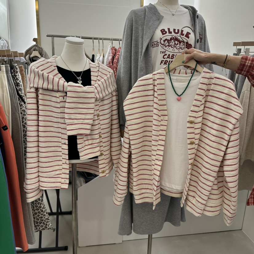 N YEN韓國直郵東大門代購女裝新品真品推薦休閑針織衫開衫N YEN針織衫