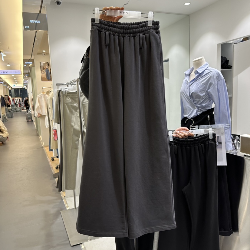NOVUS韓國直郵東大門實拍女裝新品推薦25春夏真品休閑褲腰帶NOVUS休閑褲圖色2