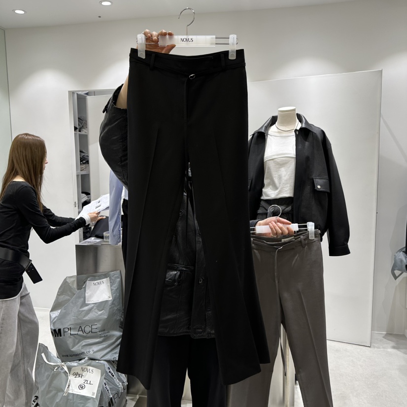 NOVUS韓國直郵女裝新品人氣25春夏推薦職業真品熱賣時尚休閑褲NOVUS休閑褲圖色3