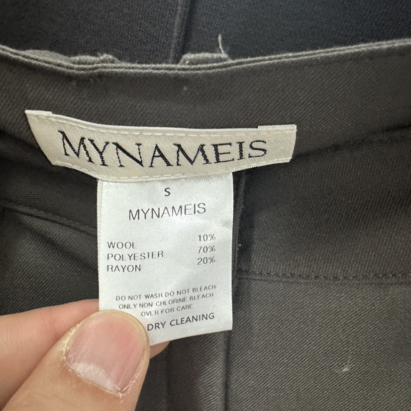 MYNAMEIS直郵韓國代購女裝新品熱賣推薦25春夏真品休閑休閑褲MYNAMEIS休閑褲