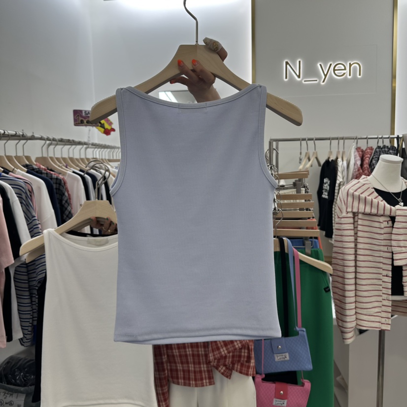 N YEN韓國直郵女裝新品休閑真品人氣熱賣時尚25春夏吊帶背心N YEN吊帶/背心