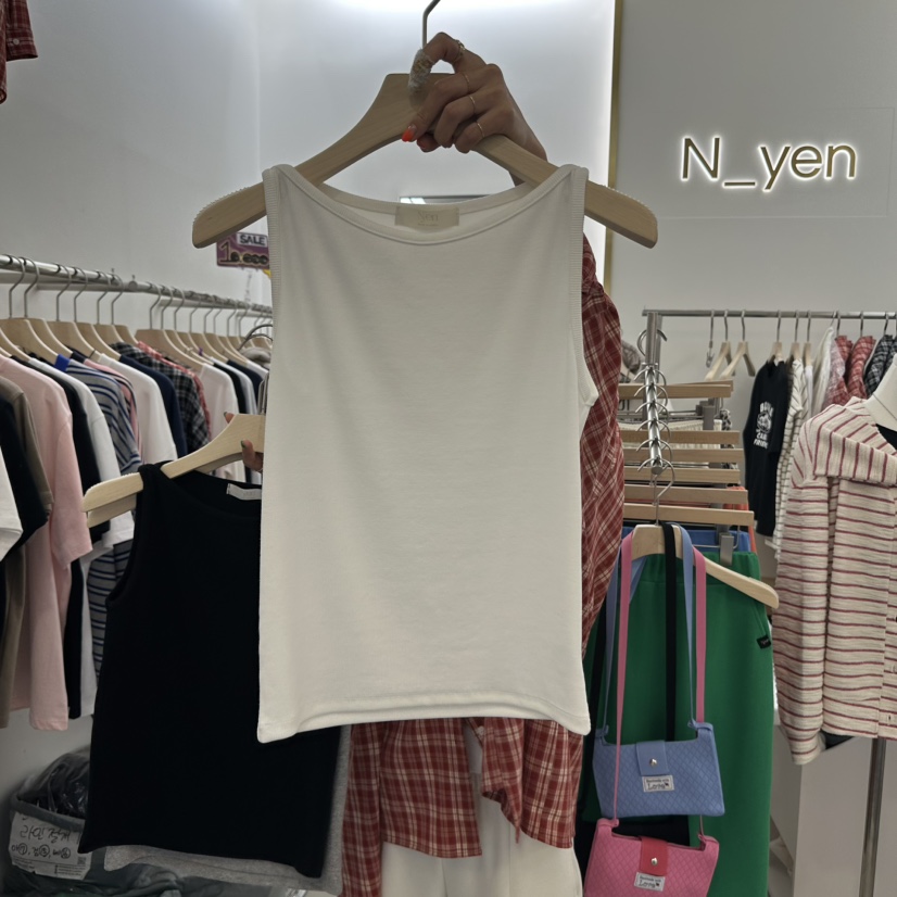 N YEN韓國直郵女裝新品休閑真品人氣熱賣時尚25春夏吊帶背心N YEN吊帶/背心圖色2