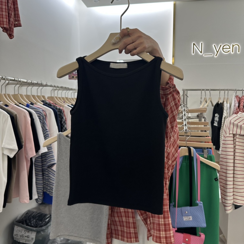 N YEN韓國直郵女裝新品休閑真品人氣熱賣時尚25春夏吊帶背心N YEN吊帶/背心圖色4