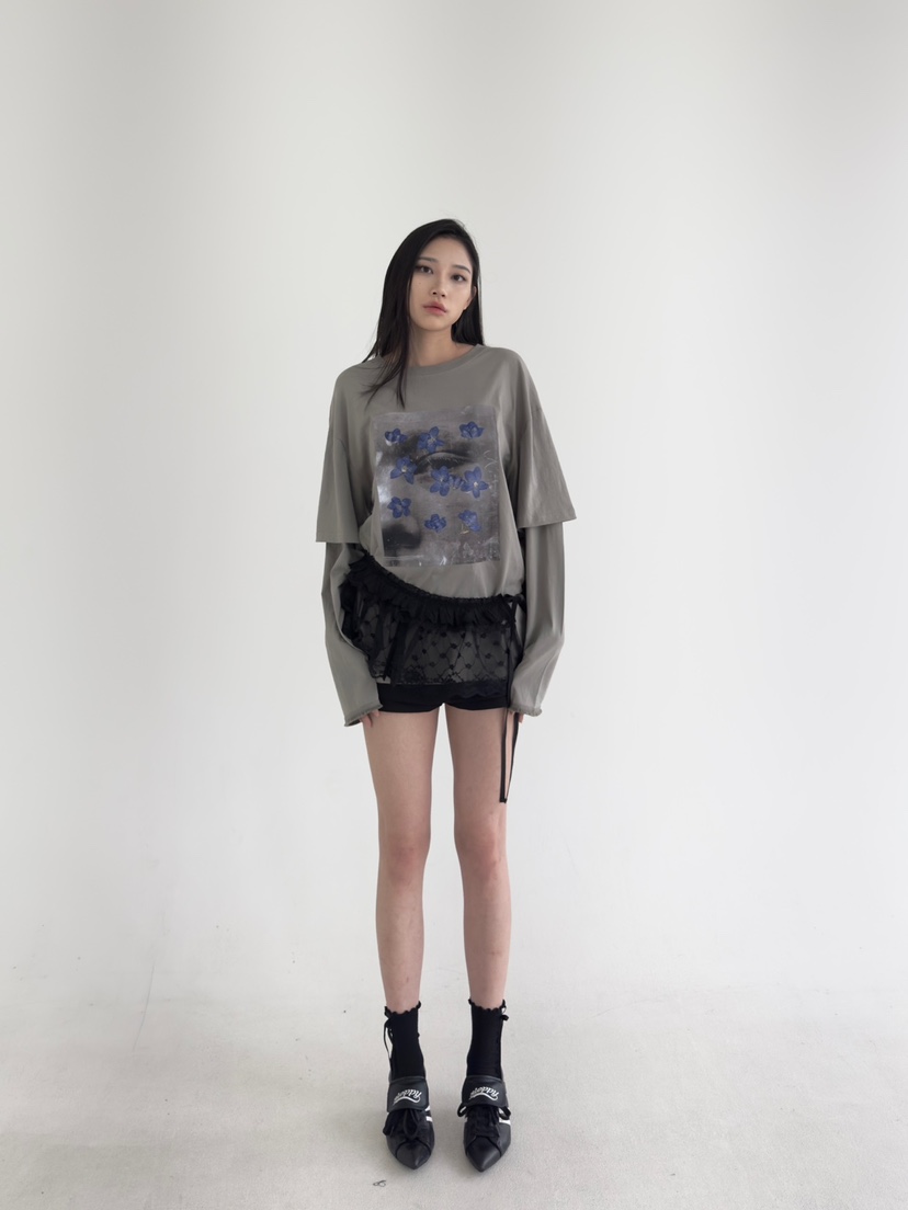 NOV7韓國直郵女裝新款休閑25春夏職業真品熱賣人氣時尚短裙the ebony eyes/NOV7短裙