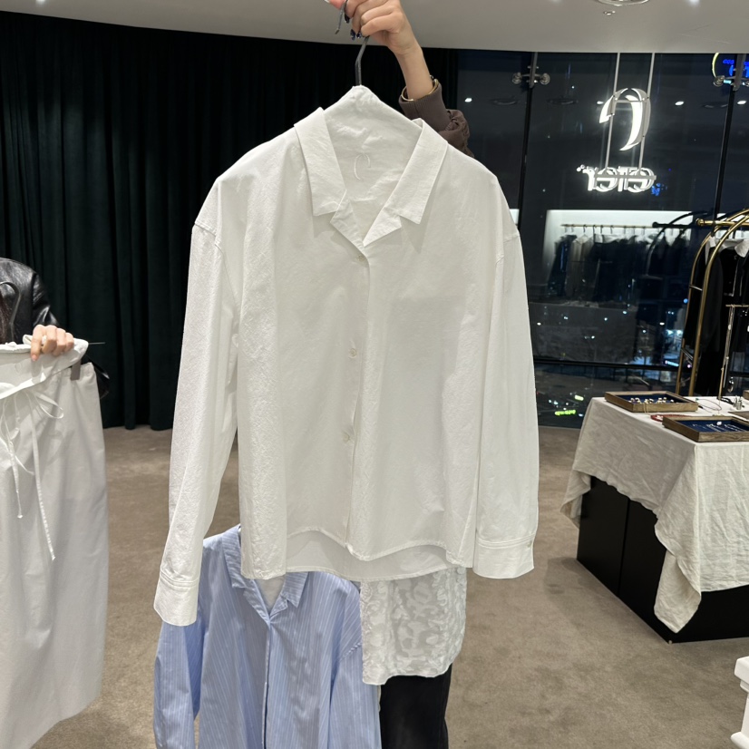 ETER韓國直郵東大門代購女裝新款時尚職業人氣25春夏襯衫蕾絲衫eter/VERSO襯衫/蕾絲衫圖色4