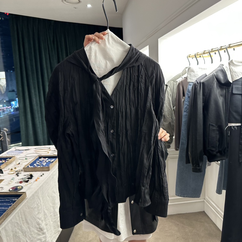 ETER韓國直郵東大門代購女裝新品職業時尚推薦人氣襯衫蕾絲衫eter/VERSO襯衫/蕾絲衫圖色2