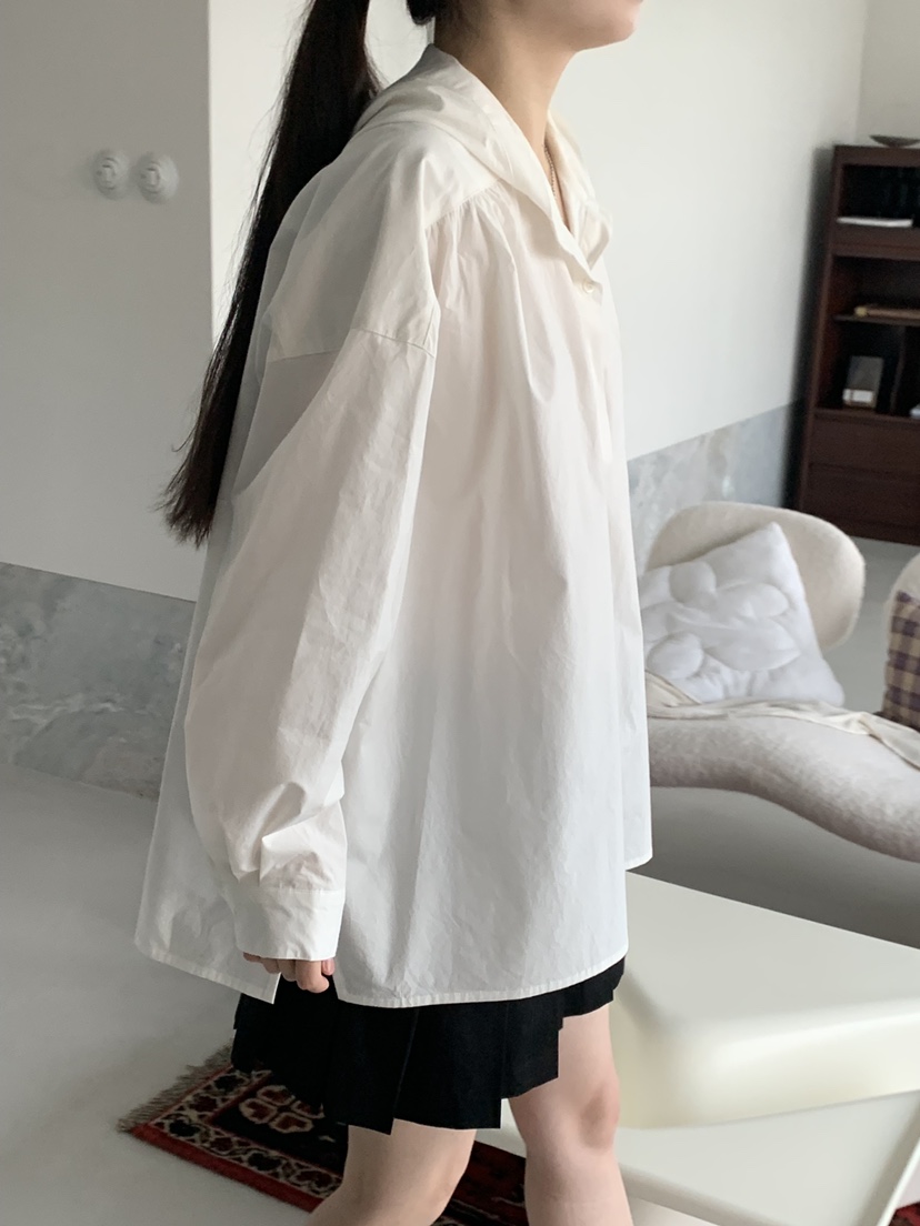 TAF韓國直郵東大門實拍女裝新款時尚職業熱賣襯衫蕾絲衫連帽TAF襯衫/蕾絲衫