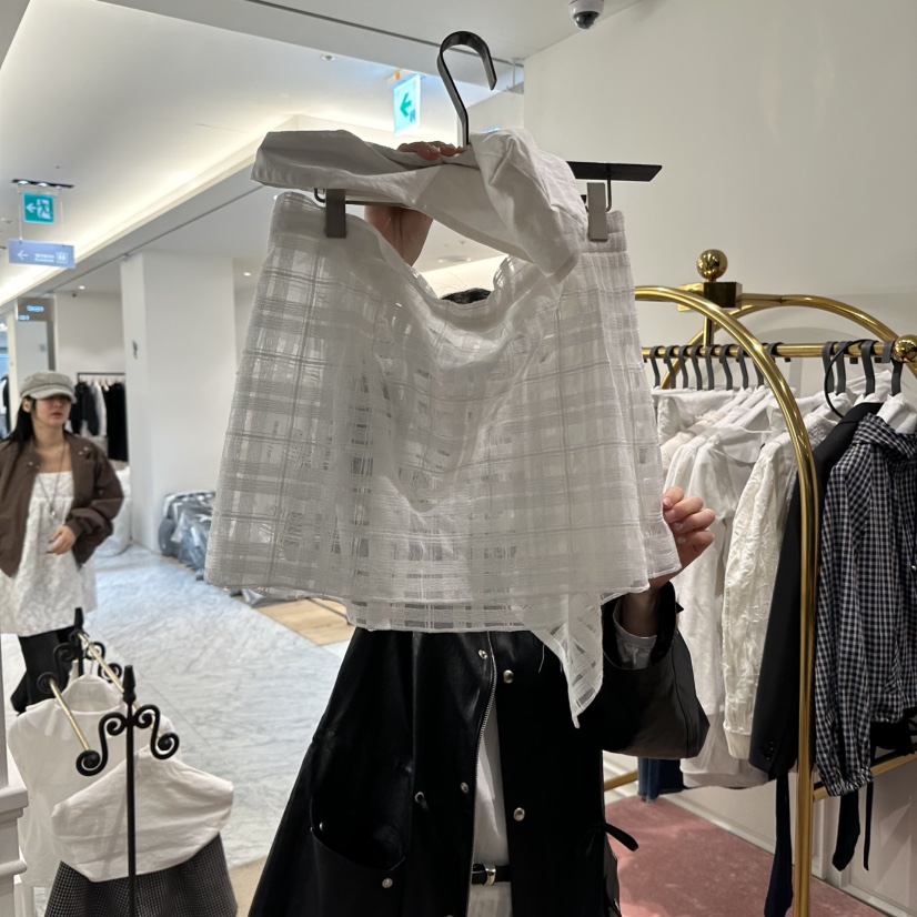 ETER韓國直郵東大門實拍女裝新款人氣時尚職業推薦25春夏短裙eter/VERSO短裙