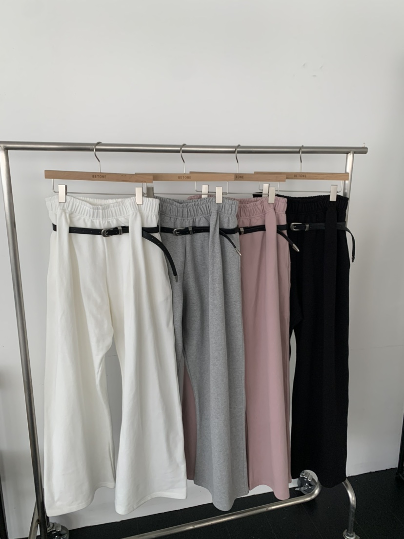 BETONE直郵韓國代購女裝新款真品職業25春夏休閑褲腰帶單獨BETONE休閑褲