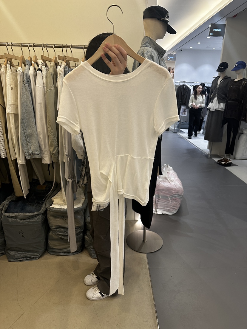 MONDAYMORING韓國直郵東大門實拍女裝新品25春夏推薦時尚T恤MONDAYMORINGT恤