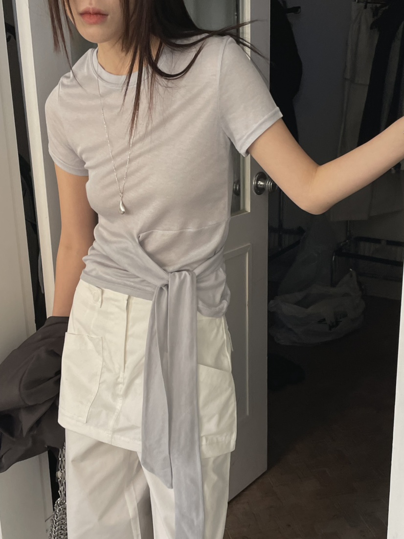 MONDAYMORING韓國直郵東大門實拍女裝新品25春夏推薦時尚T恤MONDAYMORINGT恤