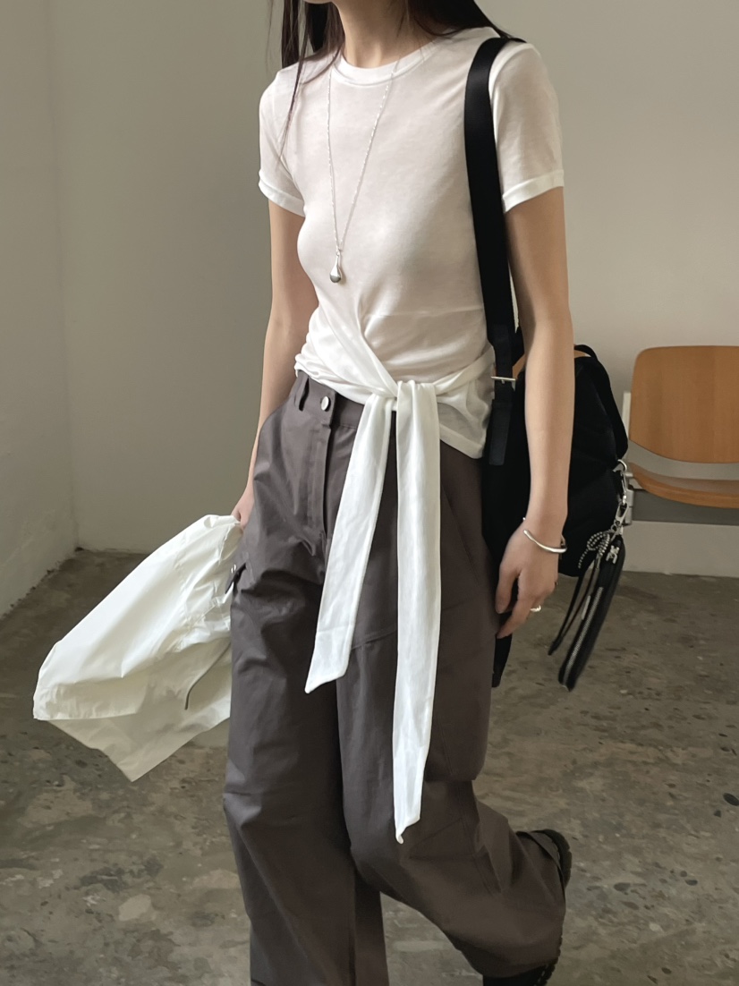 MONDAYMORING韓國直郵東大門實拍女裝新品25春夏推薦時尚T恤MONDAYMORINGT恤
