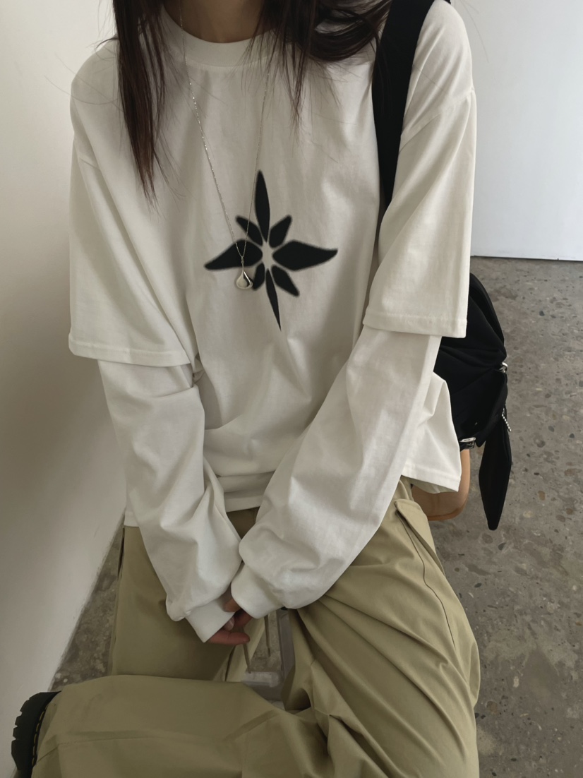 MONDAYMORING韓國直郵東大門代購女裝新品人氣休閑真品熱賣T恤MONDAYMORINGT恤