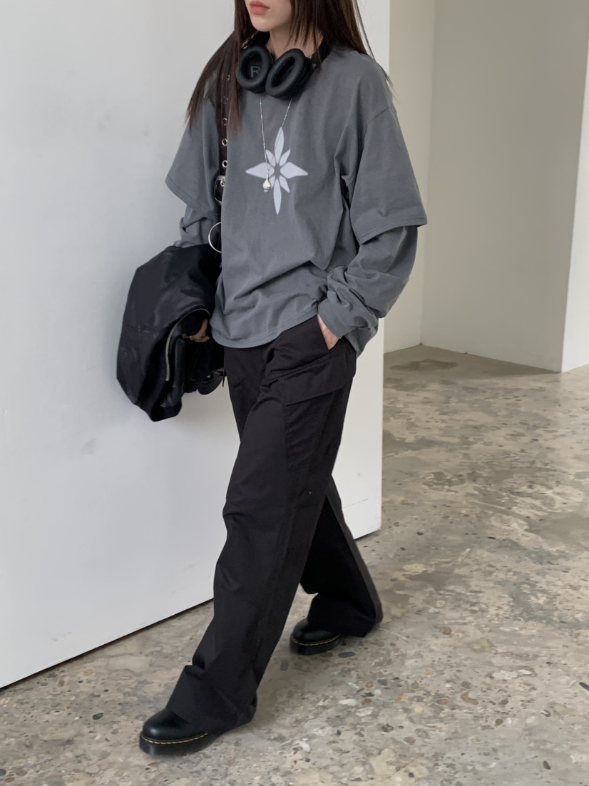 MONDAYMORING韓國直郵東大門代購女裝新品人氣休閑真品熱賣T恤MONDAYMORINGT恤