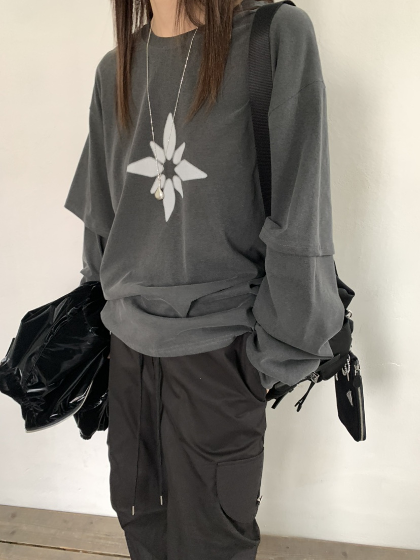 MONDAYMORING韓國直郵東大門代購女裝新品人氣休閑真品熱賣T恤MONDAYMORINGT恤