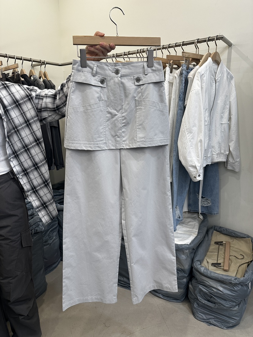 MONDAYMORING直郵韓國代購女裝新款休閑熱賣人氣25春夏裙褲MONDAYMORING裙褲圖色2