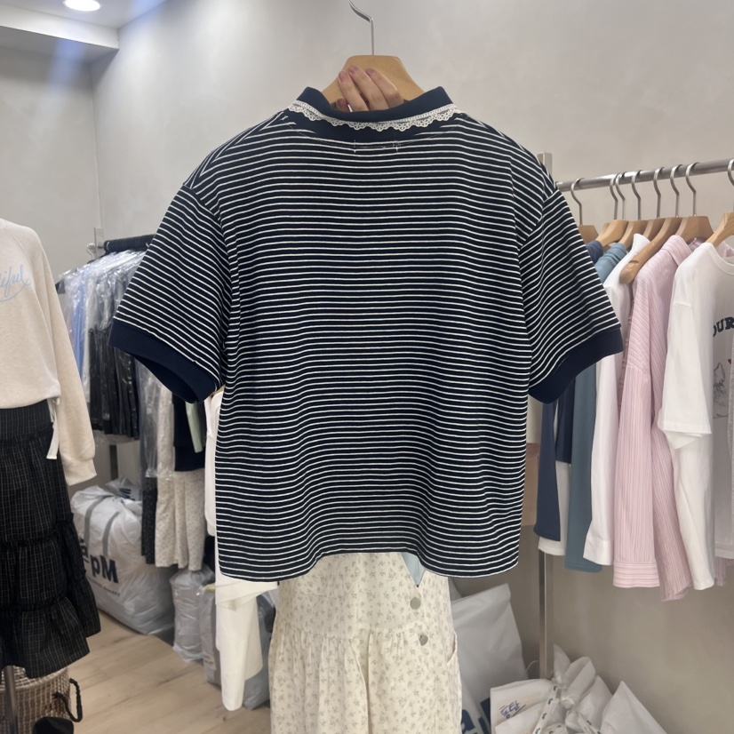 VILLABUTTON韓國直郵東大門代購女裝新品時尚推薦25春夏T恤VILLABUTTONT恤