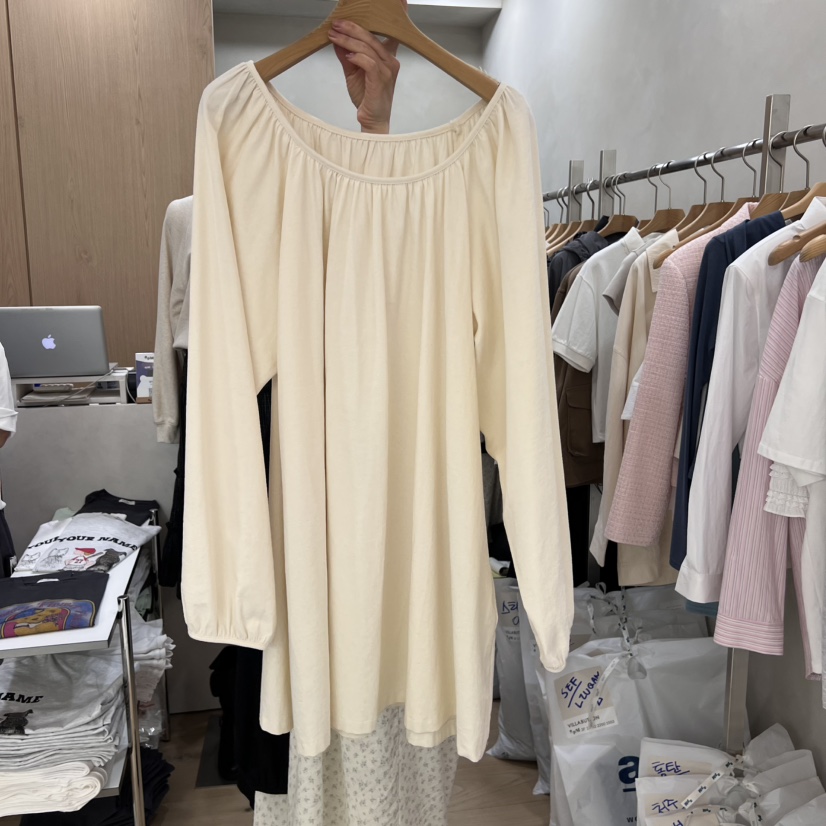 VILLABUTTON直郵韓國代購女裝新款休閑推薦熱賣時尚連衣裙褶皺VILLABUTTON連衣裙圖色2