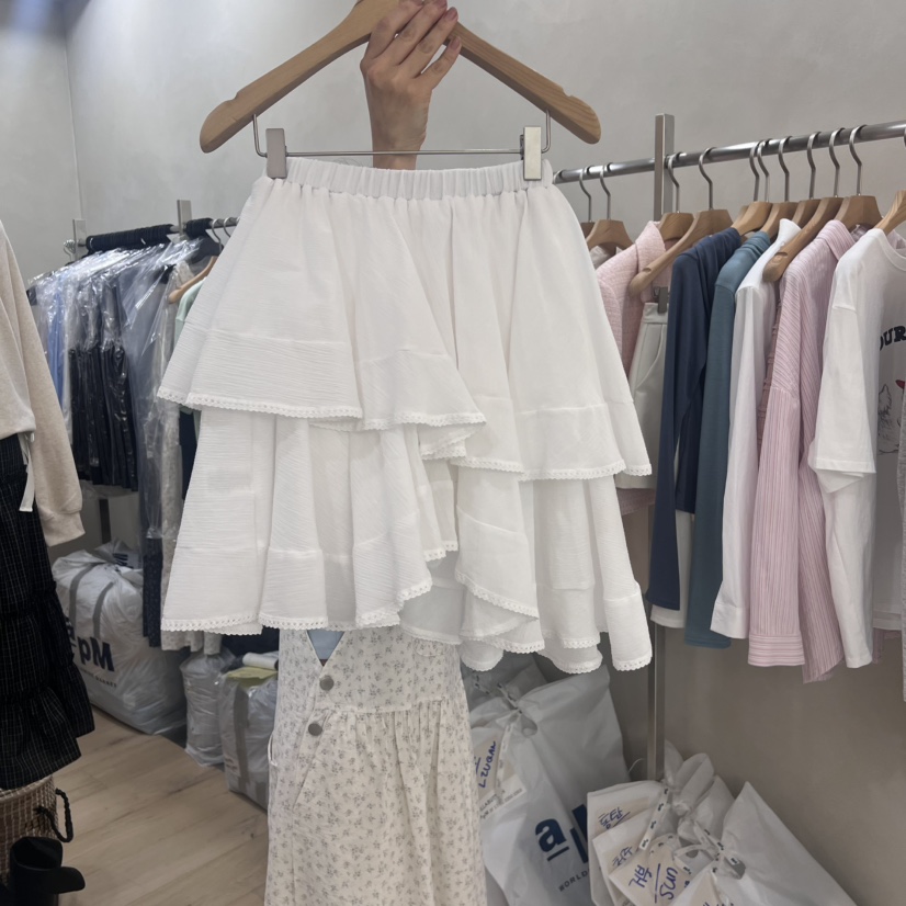 VILLABUTTON韓國直郵女裝新品職業25春夏熱賣休閑推薦人氣短裙VILLABUTTON短裙